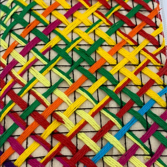 Hand-sewn Brazilian clutch/Tote bag - Picture 4 of 5